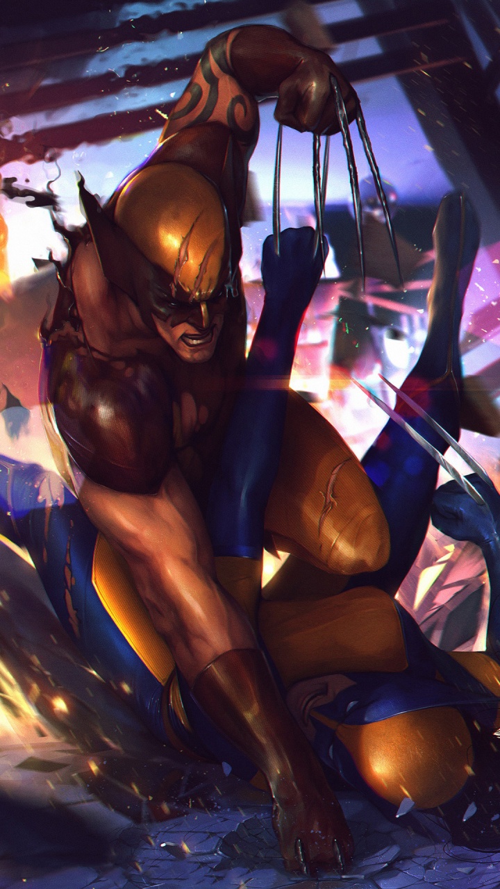 Обои крыши x 23, Х-23, Росомаха, Халк, Daken в разрешении 720x1280