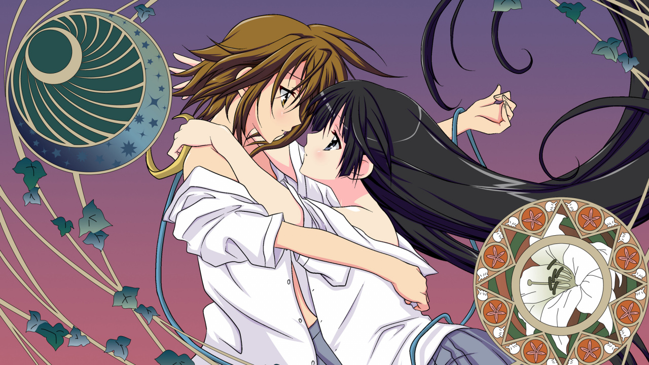 Обои каннадзуки но Мико пародия, рицу tainaka, Мио акияма, Каннадзуки но Мико, К-На в разрешении 1280x720