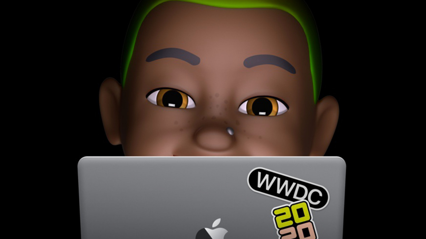 Обои apple, амолед, iPhone, WWDC 2020, яблоко в разрешении 1366x768