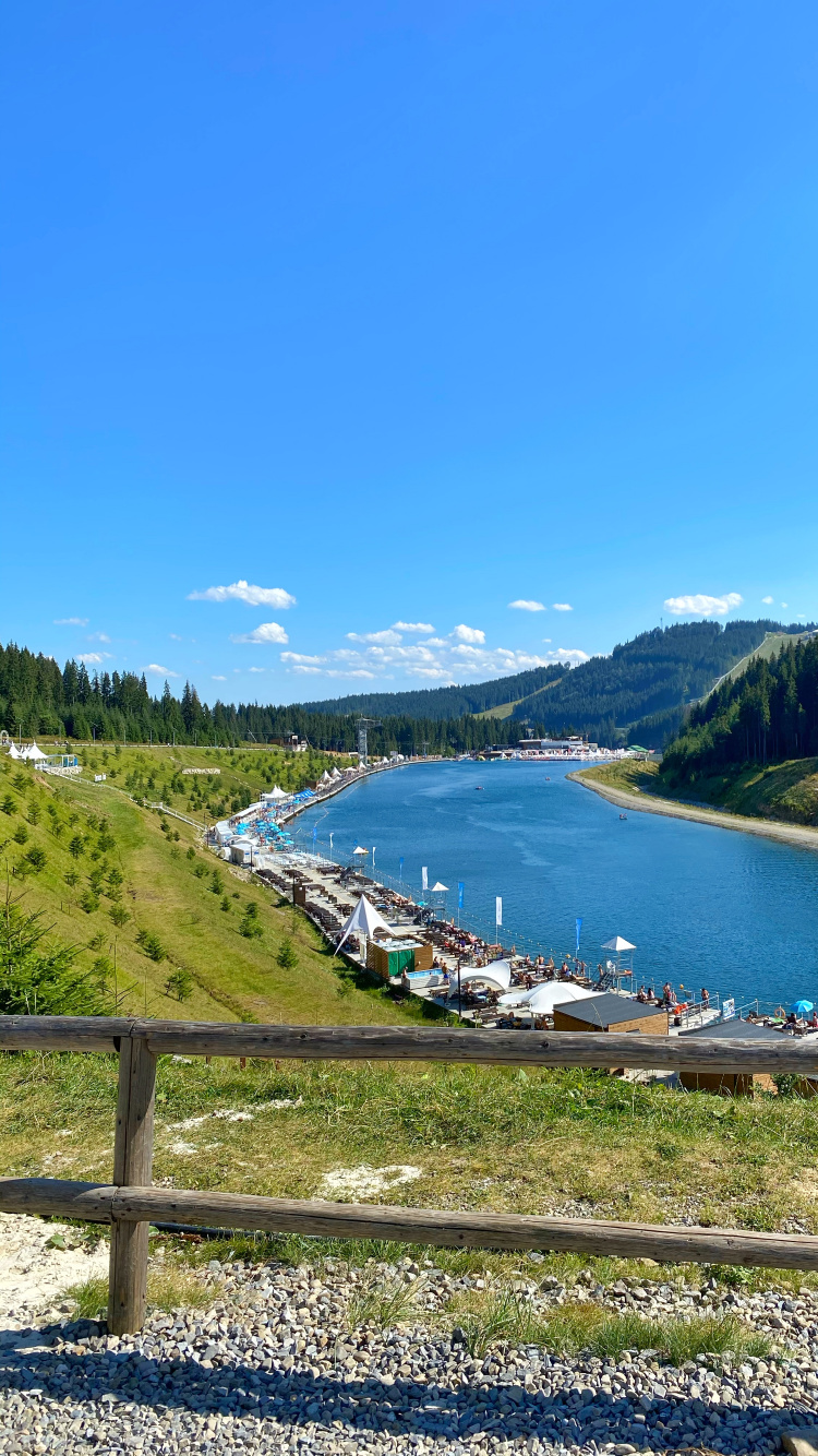 Обои природа, пейзажи гор, горный хребет, гидроресурсы, фьорд в разрешении 750x1334