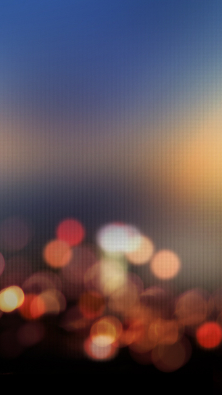 Обои облако, вечер, боке, ночник, атмосфера в разрешении 750x1334