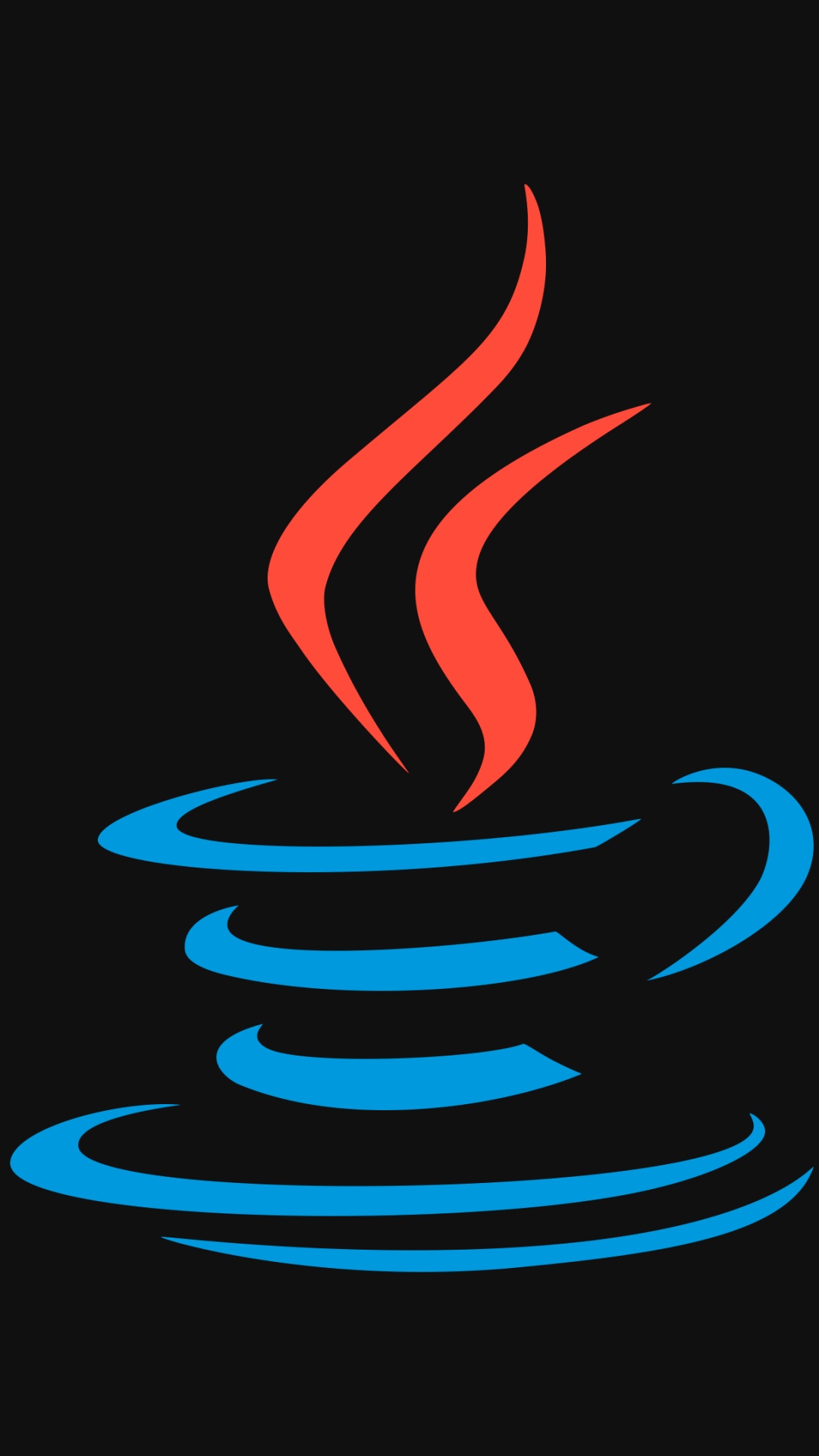 Обои полный стек логотип Java, ява, Язык программирования, В JavaScript, стояние в разрешении 1080x1920