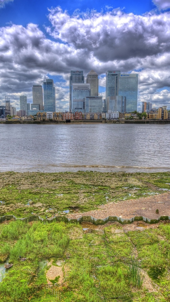 Обои Дублин, Лондон, дневное время, вода, городской район в разрешении 720x1280