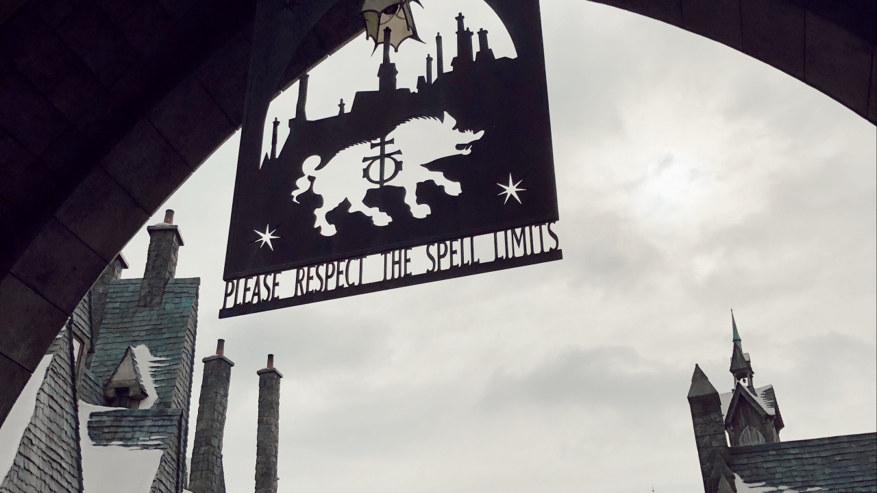 Обои косой переулок, Хогвартс, Юнивёрсал Орландо, универсальные студии Голливуда, арка в разрешении 1280x720