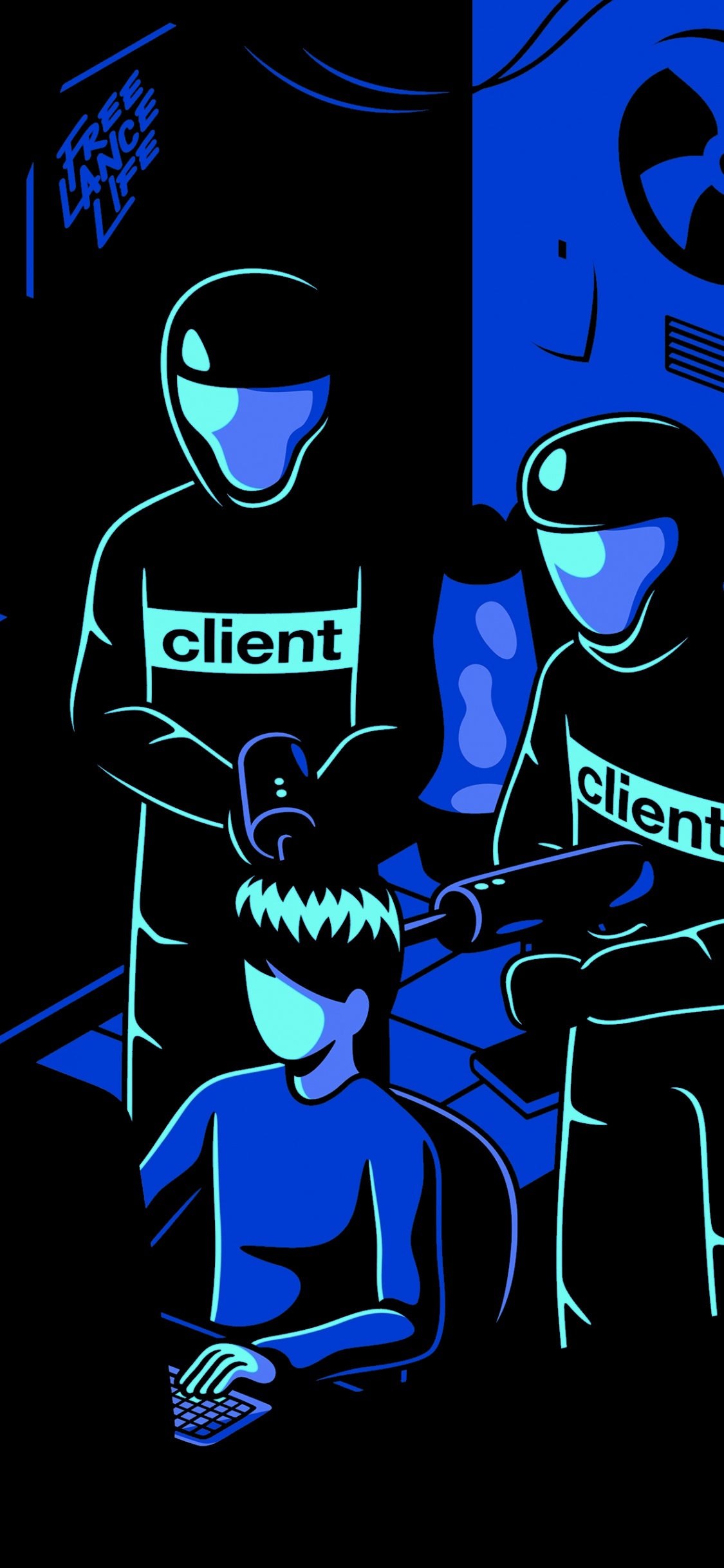 Обои мультфильм, microsoft windows, торрент, торрент-файл, рукав в разрешении 1125x2436