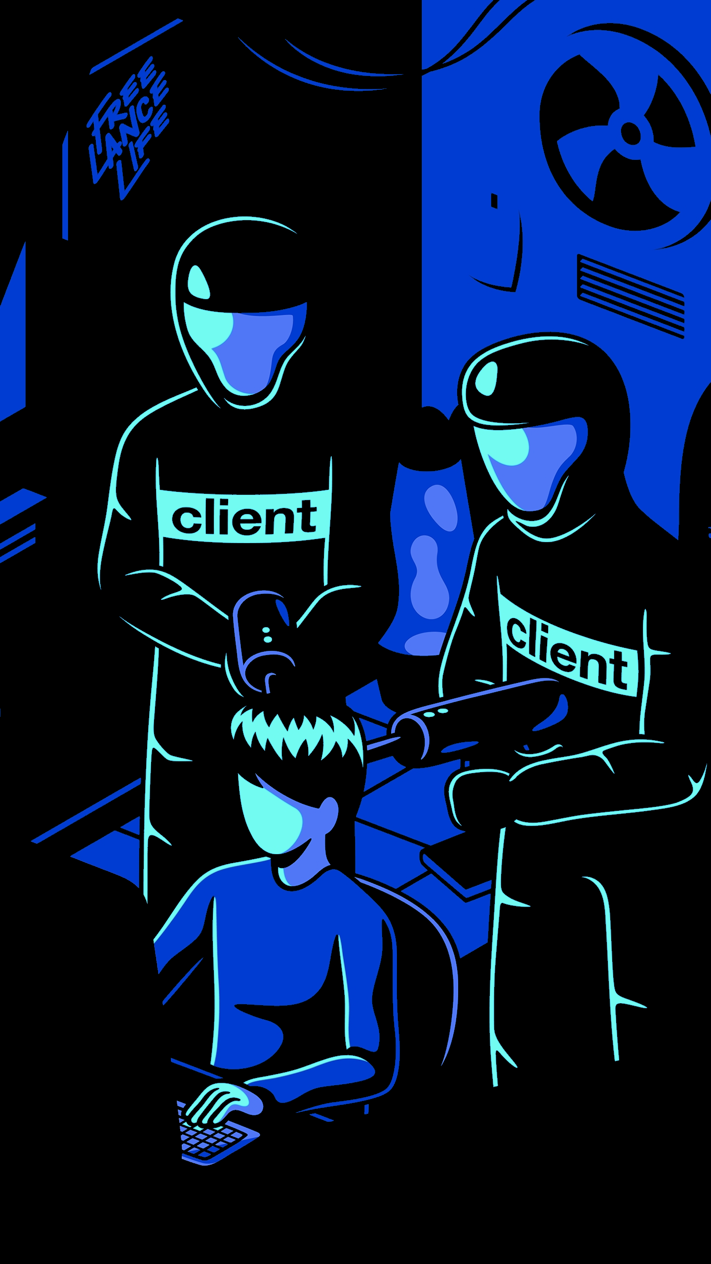 Обои мультфильм, microsoft windows, торрент, торрент-файл, рукав в разрешении 1440x2560