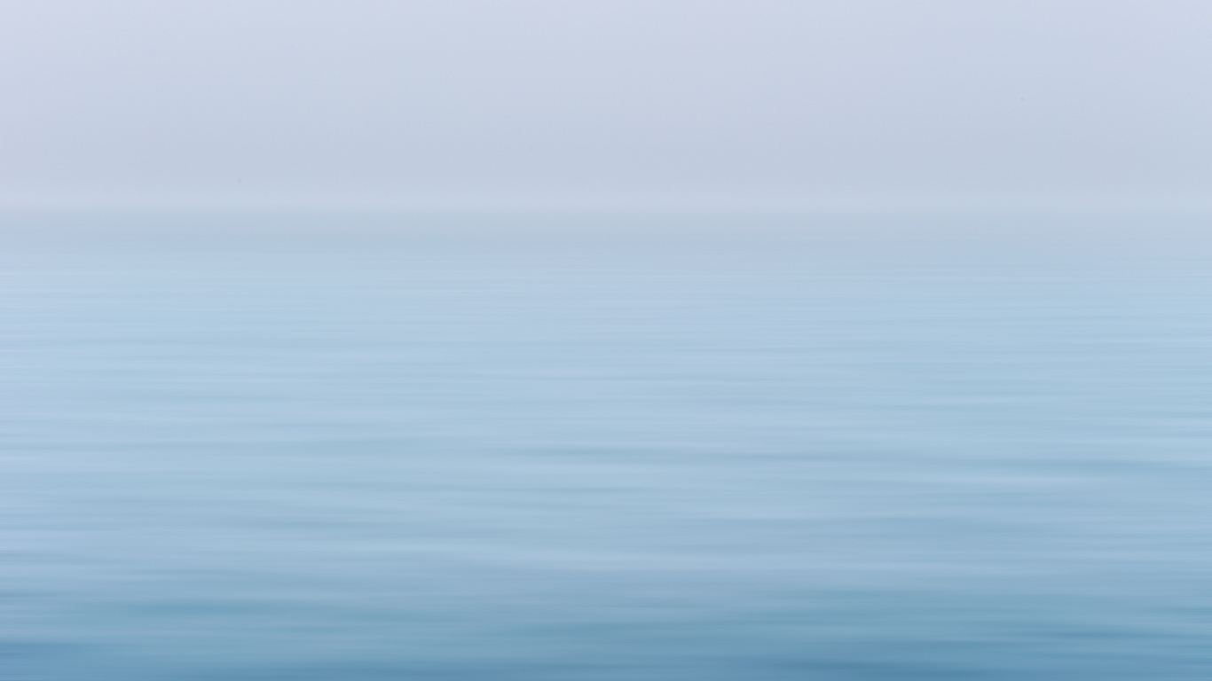 Обои море, горизонт, синий, вода, спокойный в разрешении 1366x768