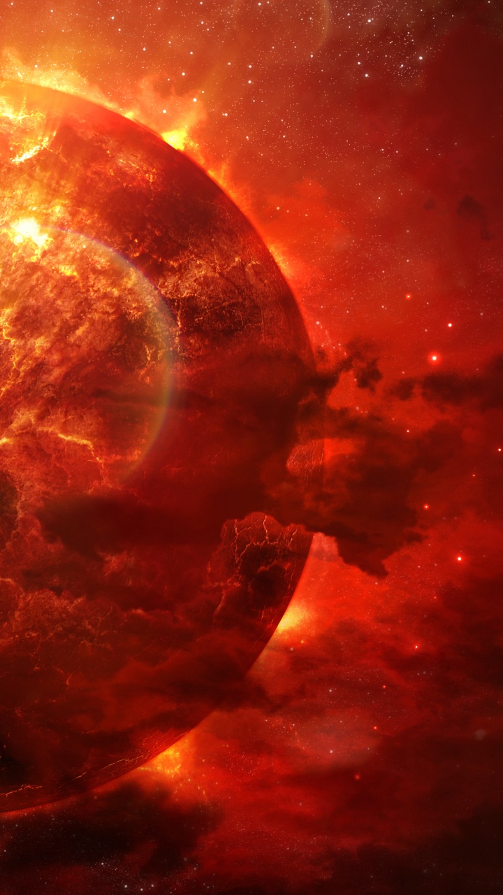 Обои астрономический объект, космическое пространство, атмосфера, Вселенная, R136a1 в разрешении 720x1280