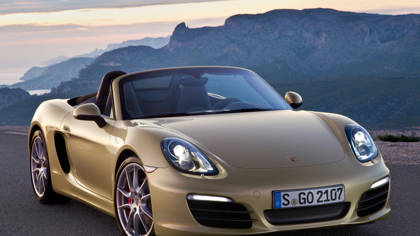 Обои Порше, 2016 Порше Boxster, Порше 718, авто, Кабриолет в разрешении 1366x768