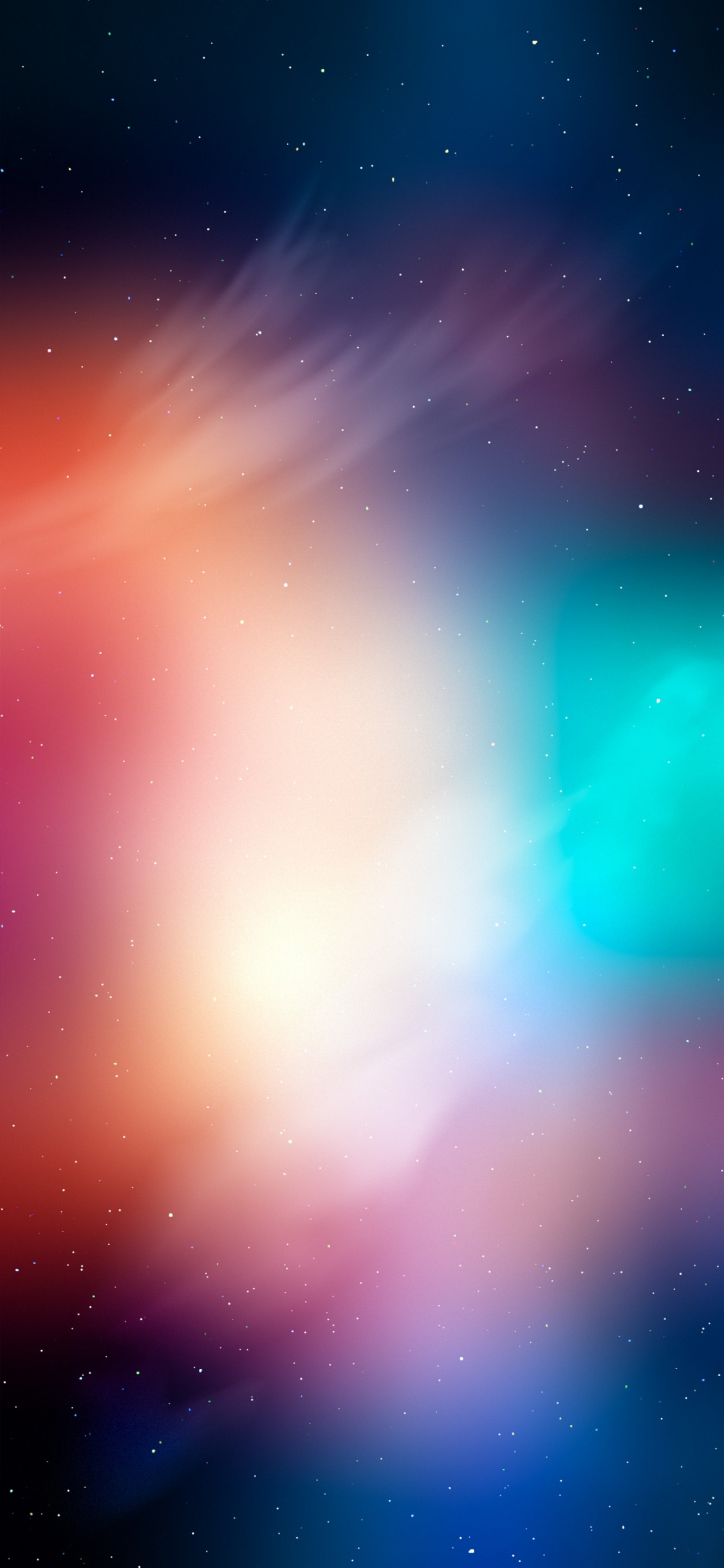 Обои атмосфера, пурпур, астрономический объект, арт, Аврора в разрешении 1125x2436