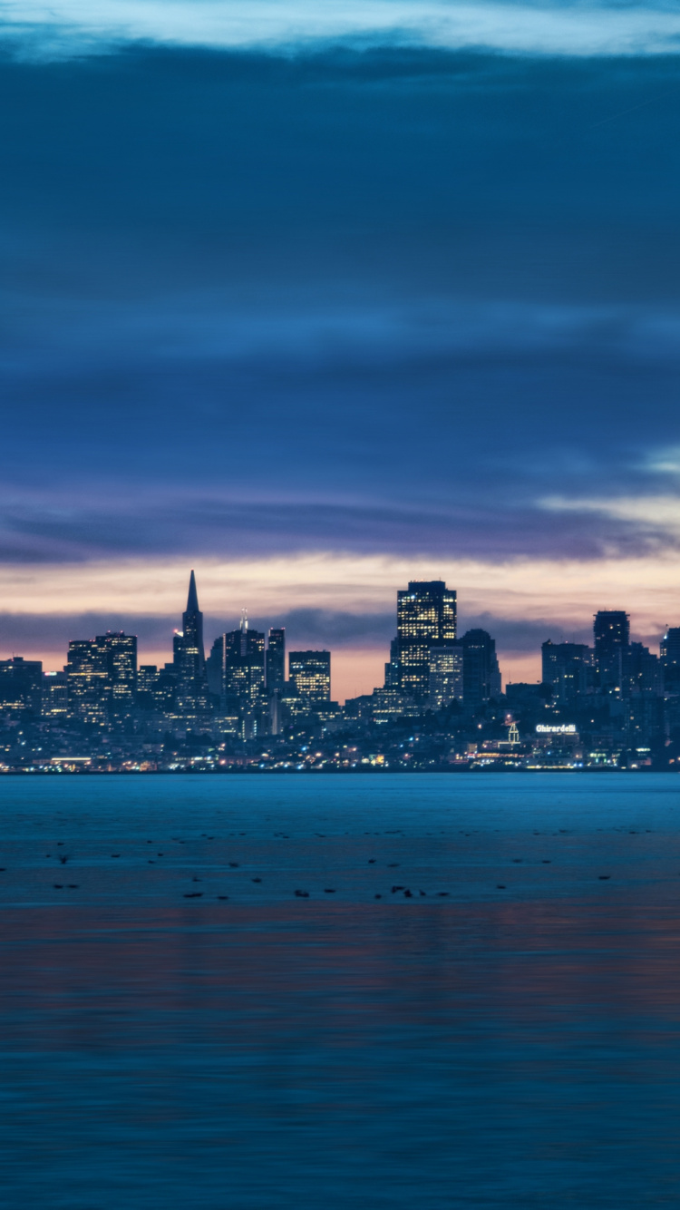 Обои город, городской пейзаж, линия горизонта, дневное время, горизонт в разрешении 750x1334