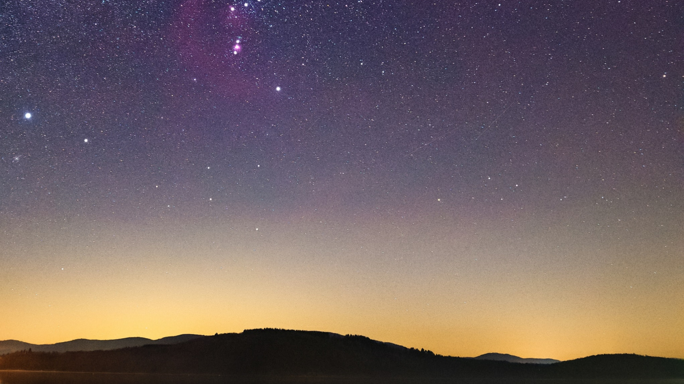 Обои ночная лодка, ночь, звезда, soundcloud, Млечный Путь в разрешении 1366x768