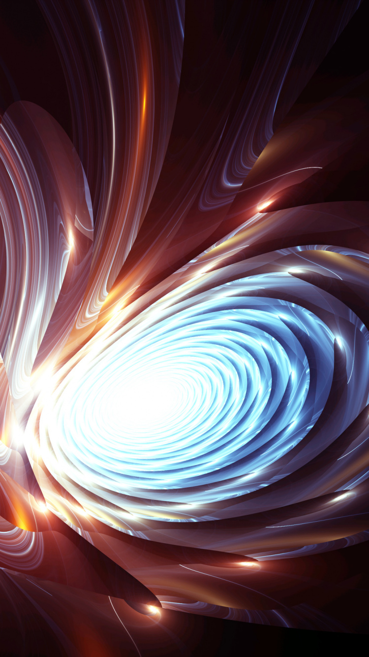 Обои графический дизайн, фрактальное искусство, графика, фрактал, арт в разрешении 750x1334