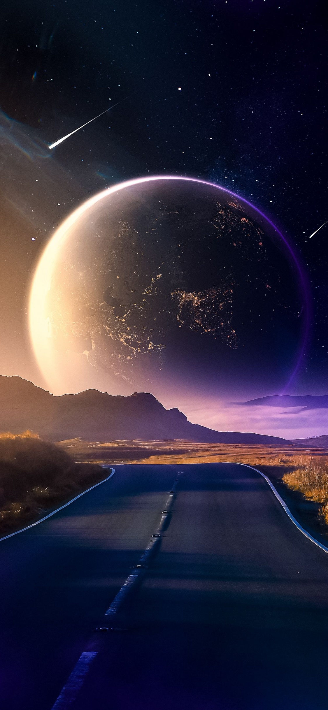 Обои смартфон, атмосфера, дневное время, экорегион, мир в разрешении 1125x2436