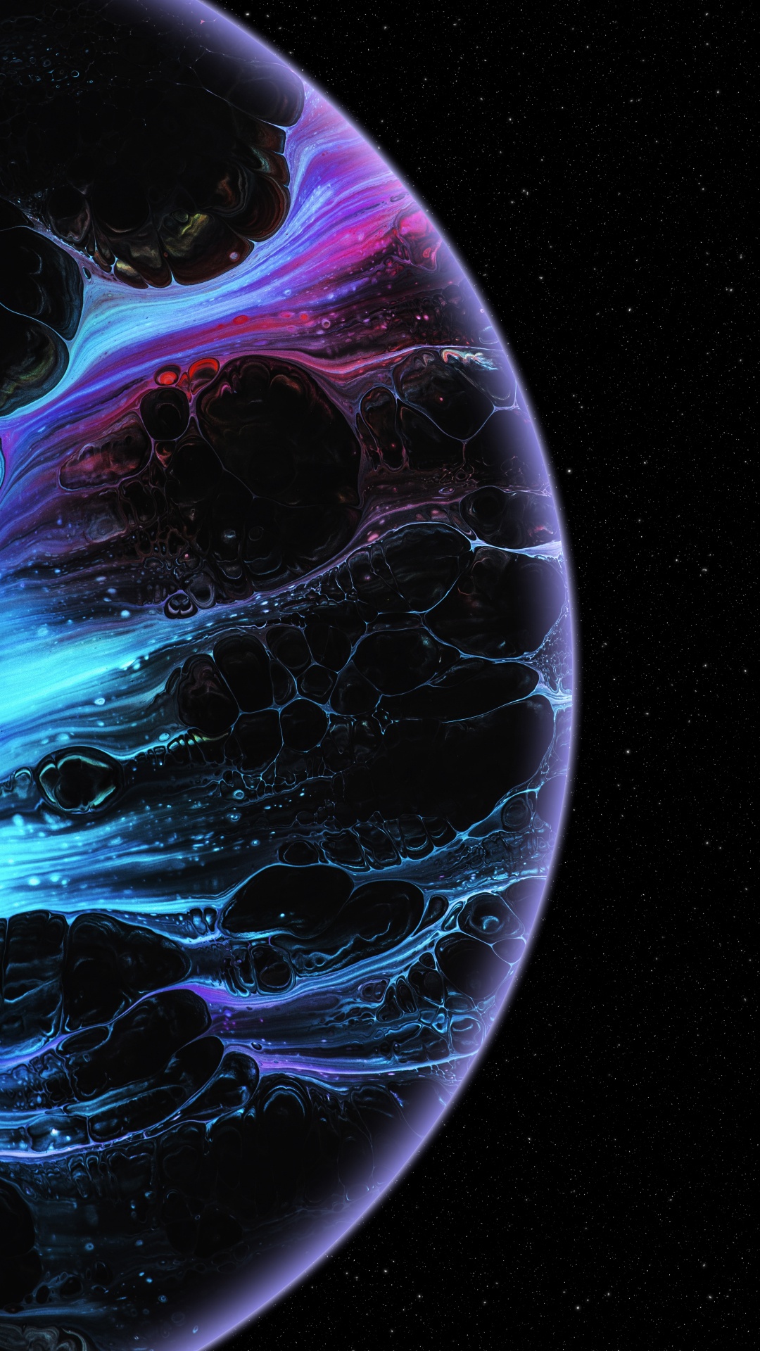 Обои иллюстрация, мир, астрономический объект, наука, электрик в разрешении 1080x1920