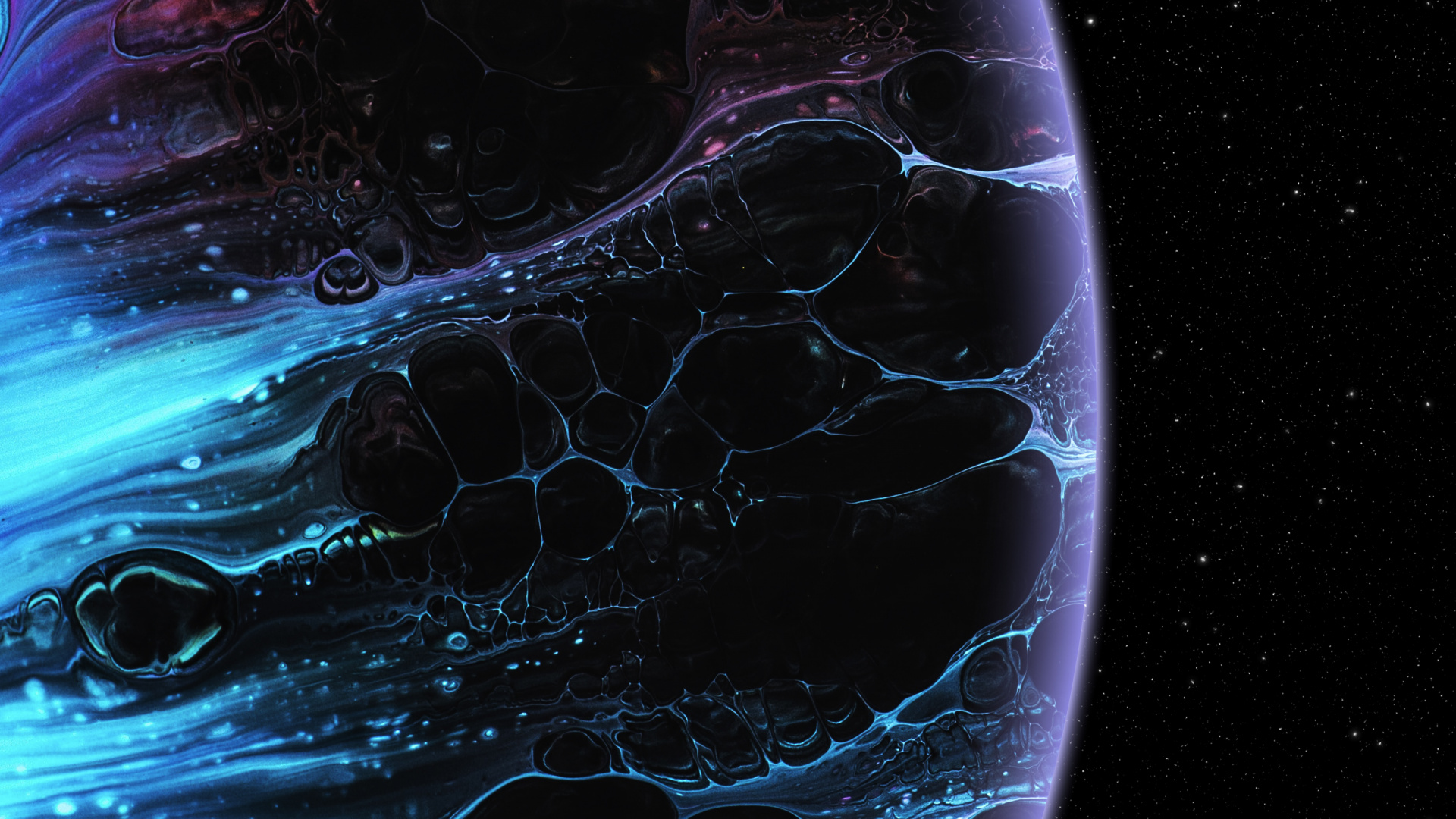 Обои иллюстрация, мир, астрономический объект, наука, электрик в разрешении 1920x1080