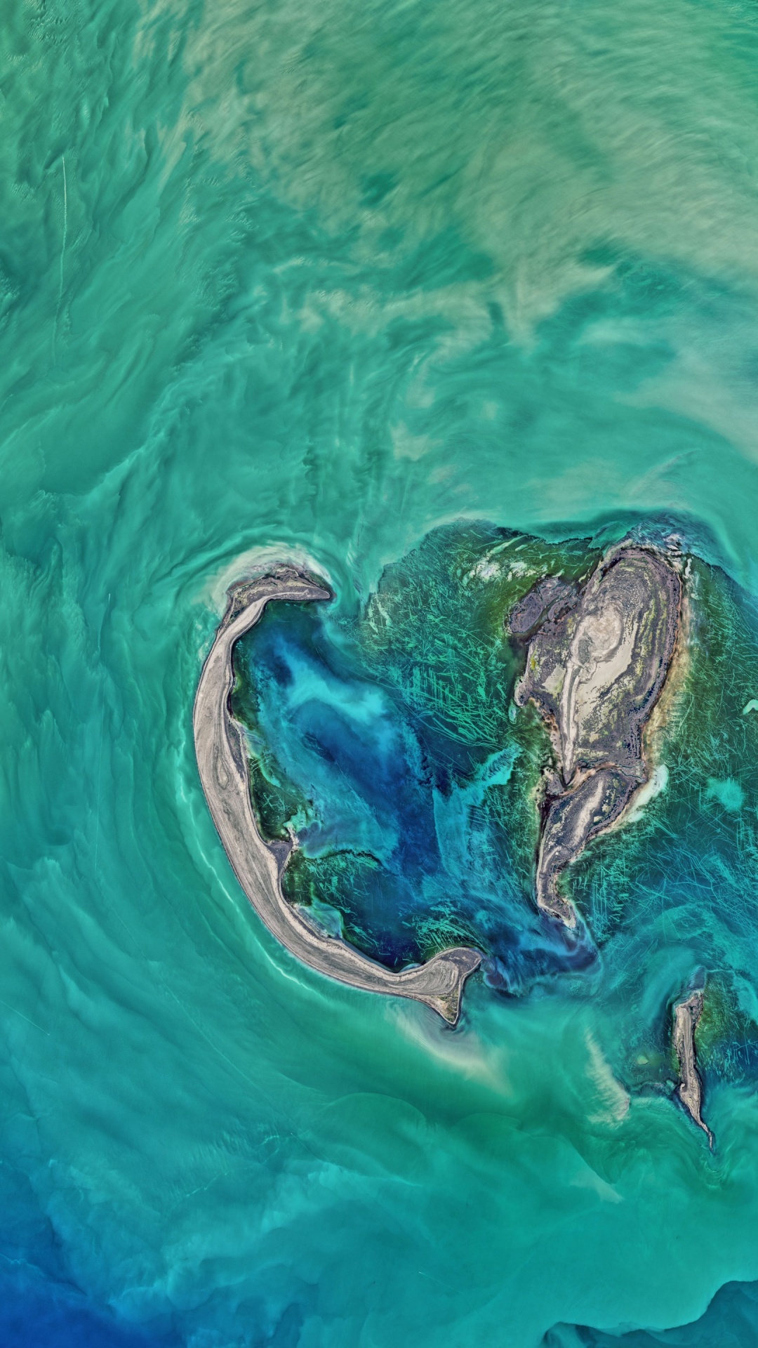 Обои вода, море, океан, бирюза, земля в разрешении 1080x1920