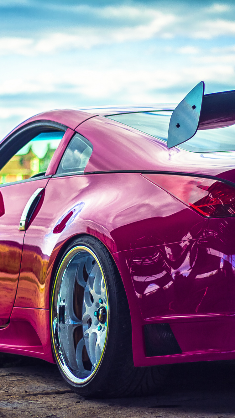 Обои колесо, автомобиль, авто, спорткар, Ниссан в разрешении 750x1334