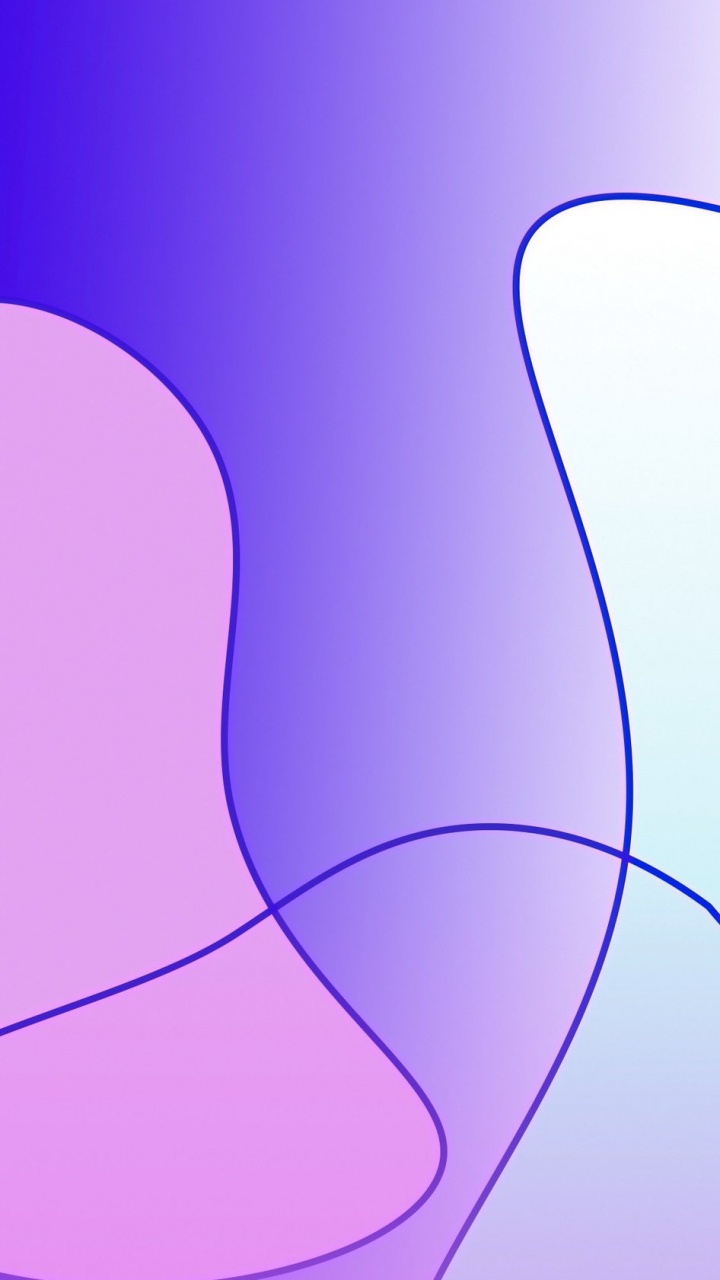 Обои ios, пурпур, Фиолетовый, арт, жидкий в разрешении 720x1280
