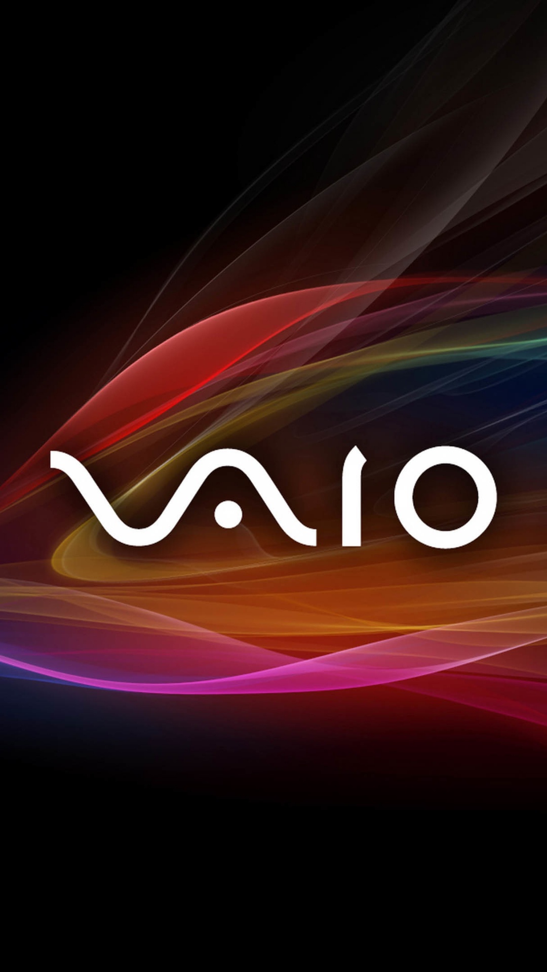 Обои vaio, свет, графический дизайн, линия, графика в разрешении 1080x1920