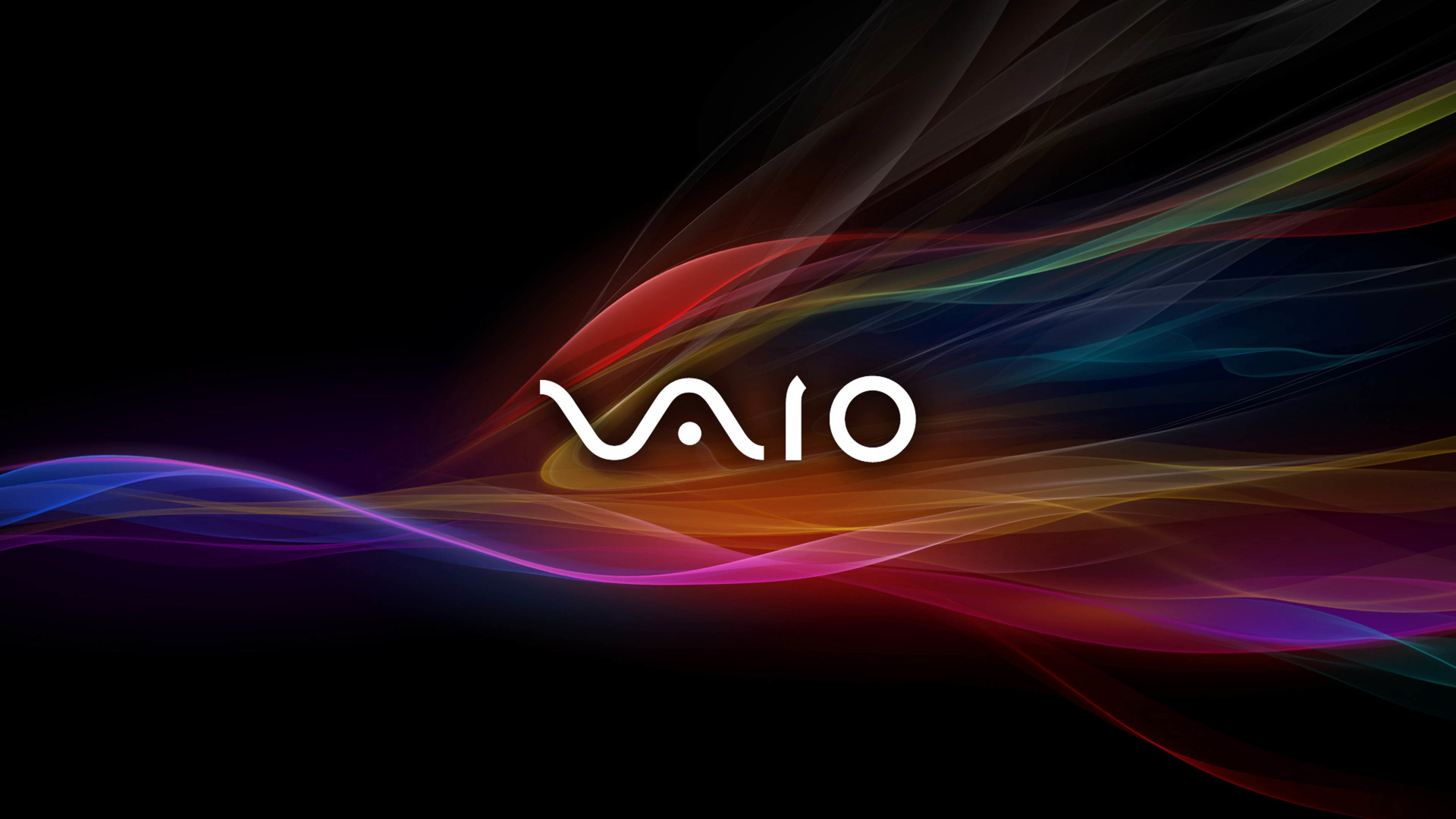 Обои vaio, свет, графический дизайн, линия, графика в разрешении 1920x1080