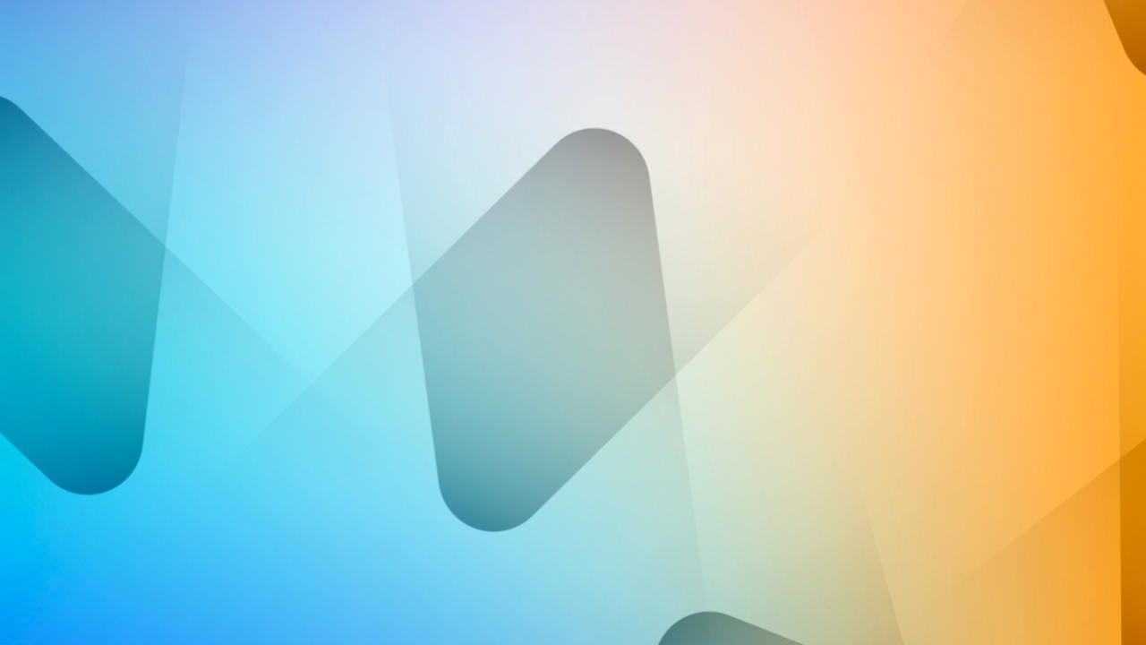 Обои Оранжевый цвет, математика, геометрия, красочность, лазурный в разрешении 1280x720