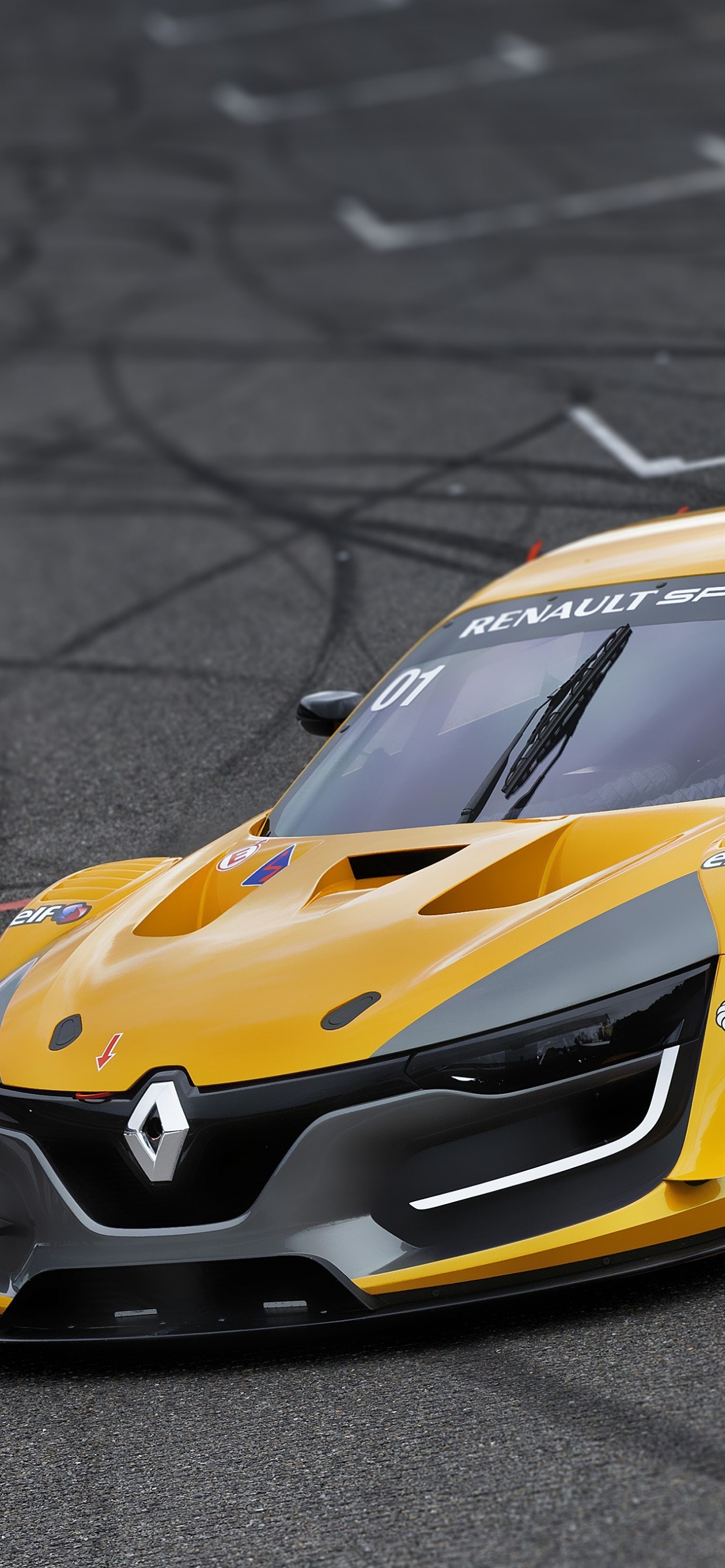 Обои спорткар, авто, Рено, Рено Спорт, суперкар в разрешении 1242x2688