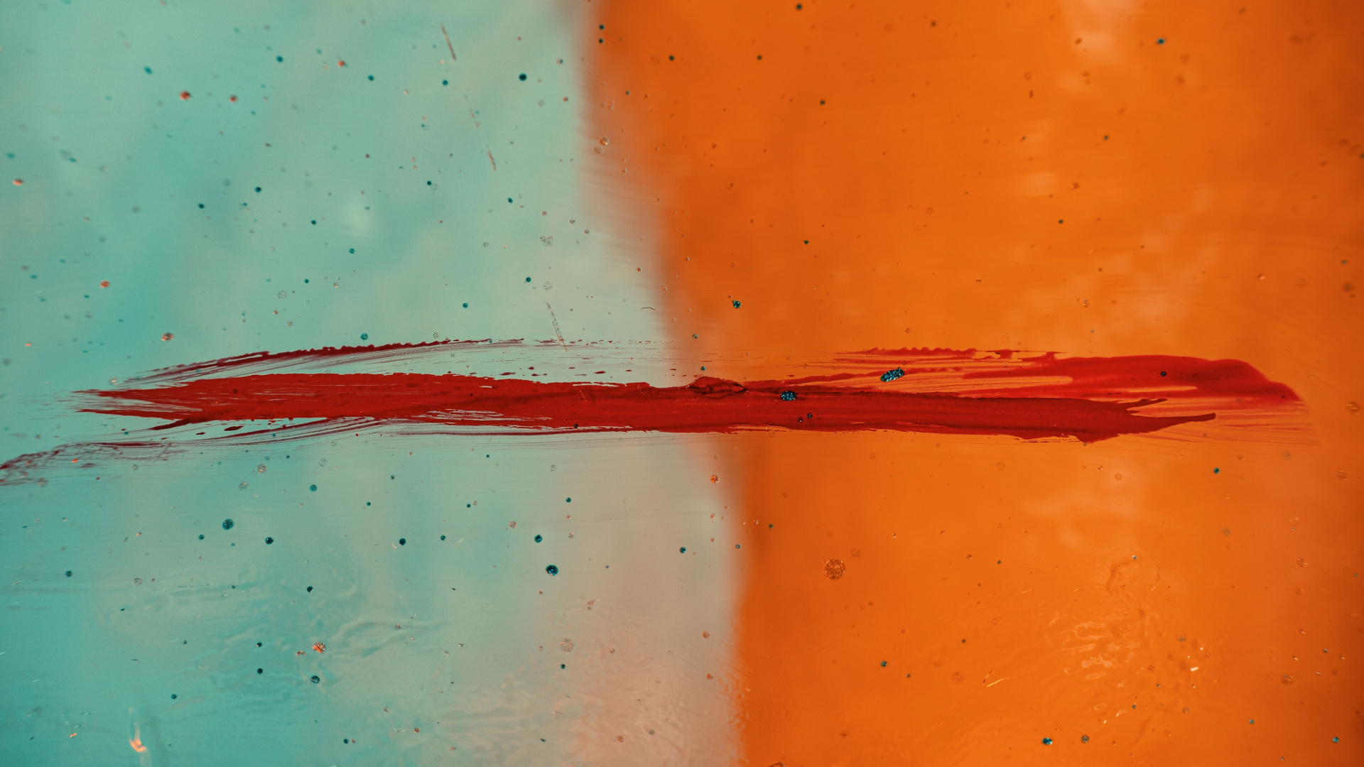 Обои Апельсин, красный цвет, синий, вода, зеленый в разрешении 1920x1080