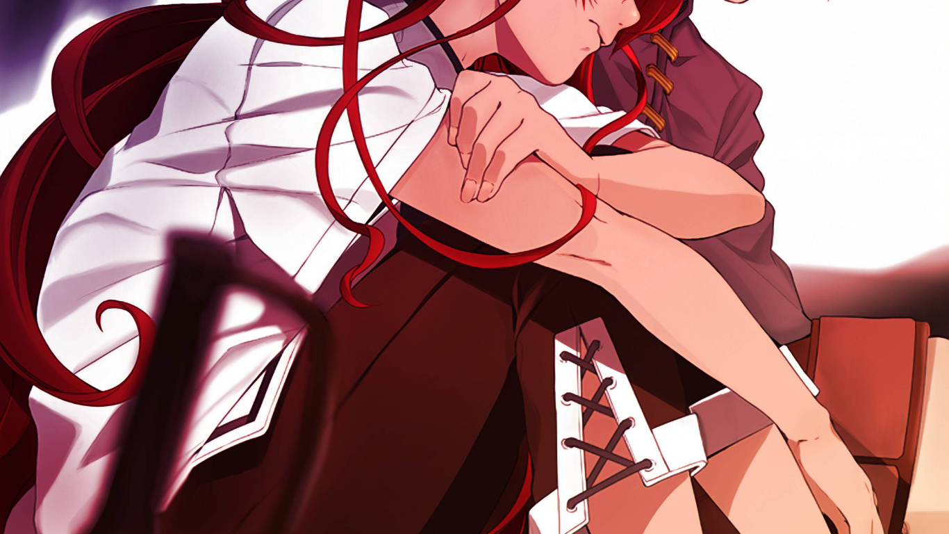 Обои взрослые рудеус и эрис, рудеус грейрат, мушоку тенсей, аниме, свет роман в разрешении 1366x768