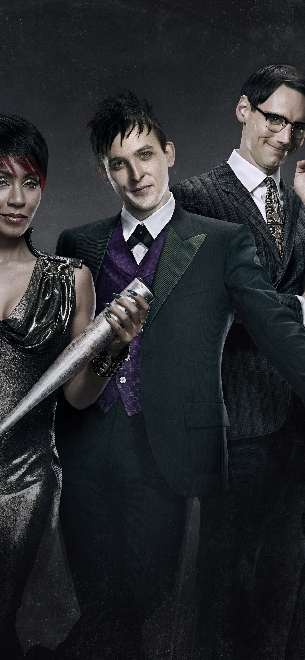 Обои Готэма, Бэтмен, Двуликий, кино, музыкальный ансамбль в разрешении 1242x2688