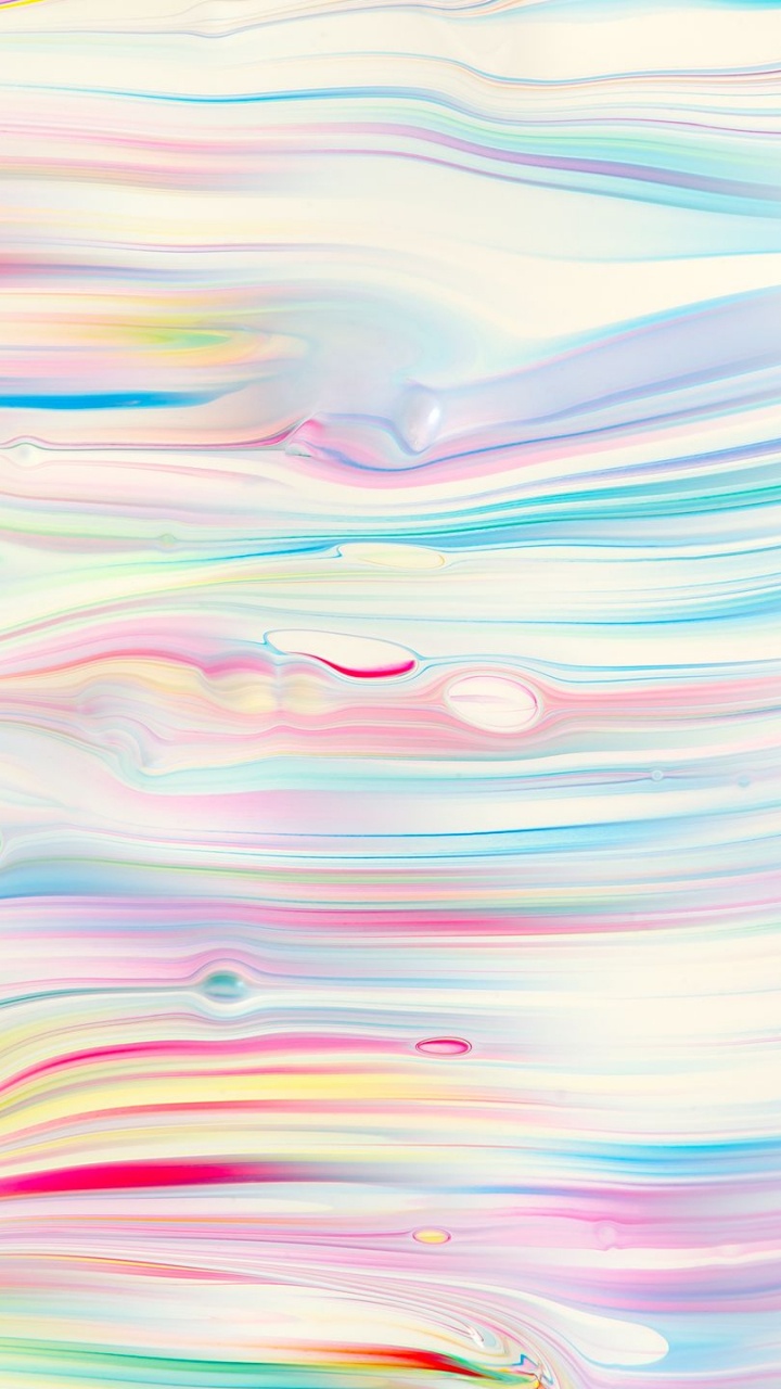 Обои арт, абстрактное искусство, живопись, синий, Аква в разрешении 720x1280