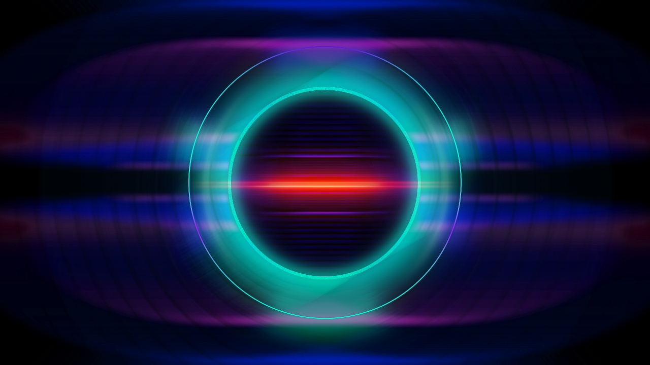 Обои абстрактное искусство, графика, синий, свет, электрик в разрешении 1280x720