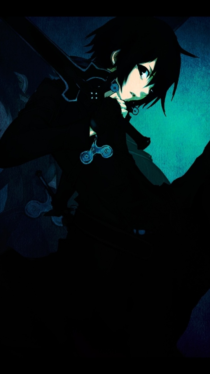 Обои Кирито, Асуна, синон, характер, черный в разрешении 720x1280