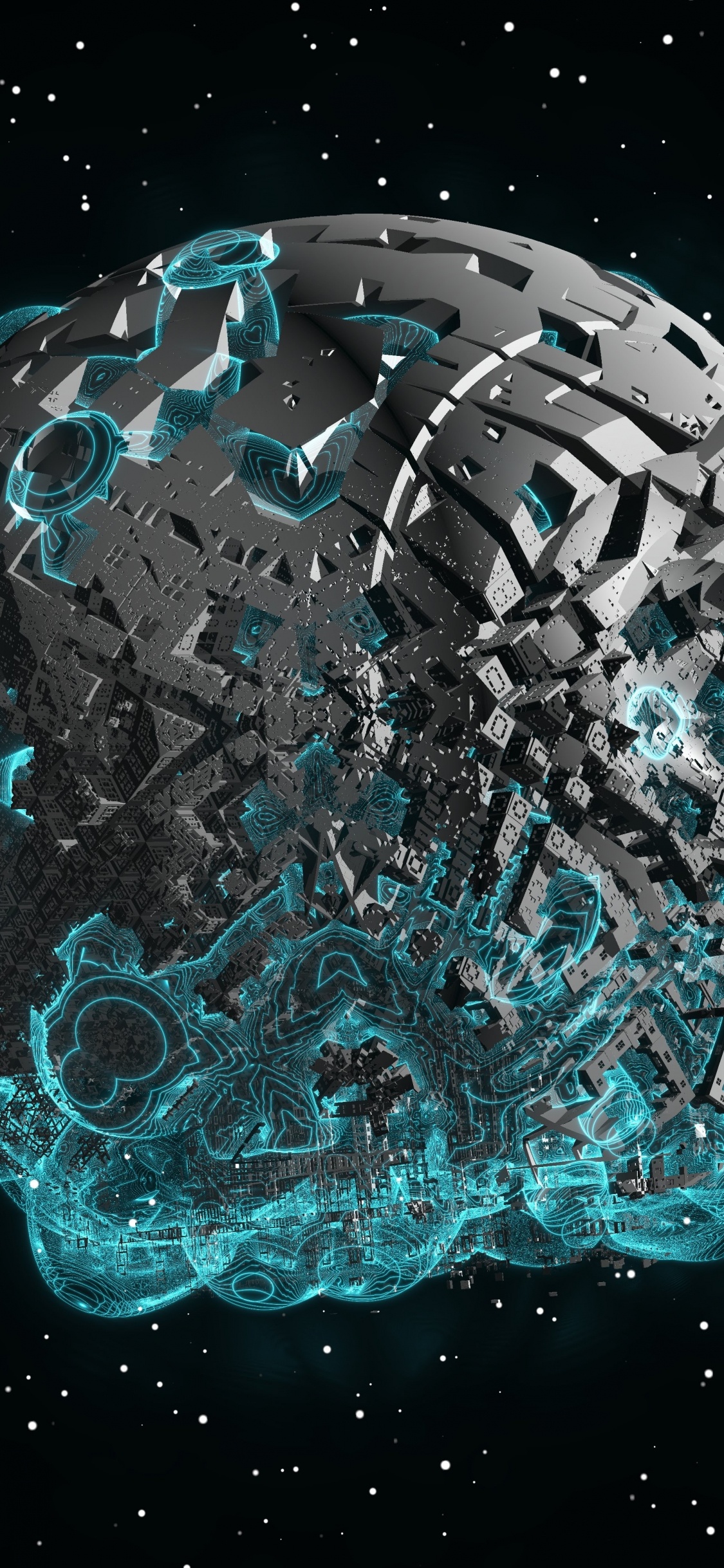 Обои спотифай, ykid, атмосфера, жидкий, вода в разрешении 1125x2436