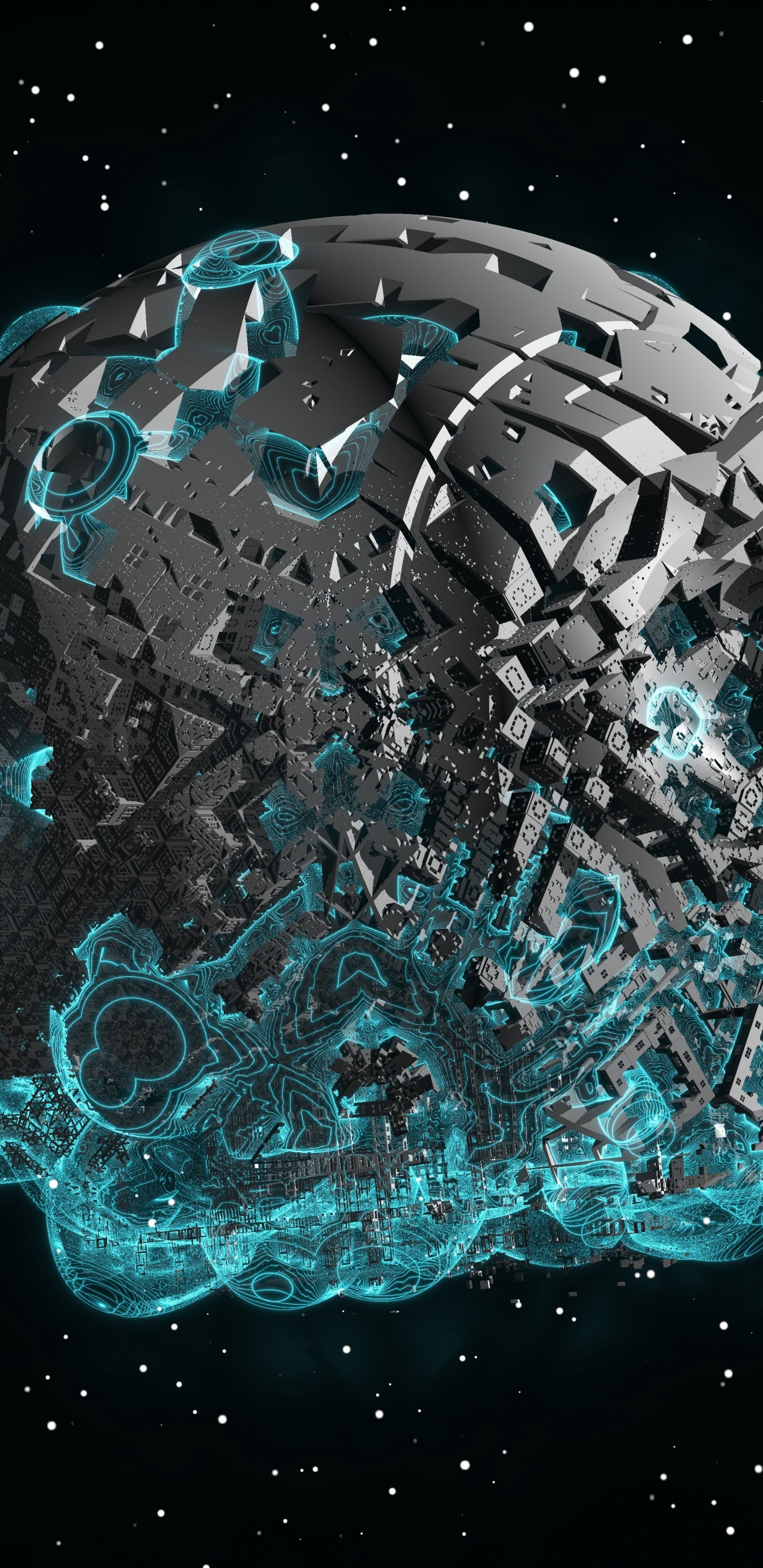 Обои спотифай, ykid, атмосфера, жидкий, вода в разрешении 1440x2960