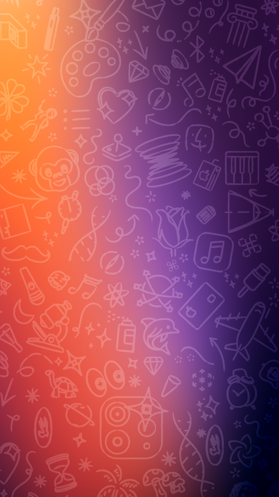 Обои узор, математика, вода, пурпур, Фиолетовый в разрешении 1080x1920