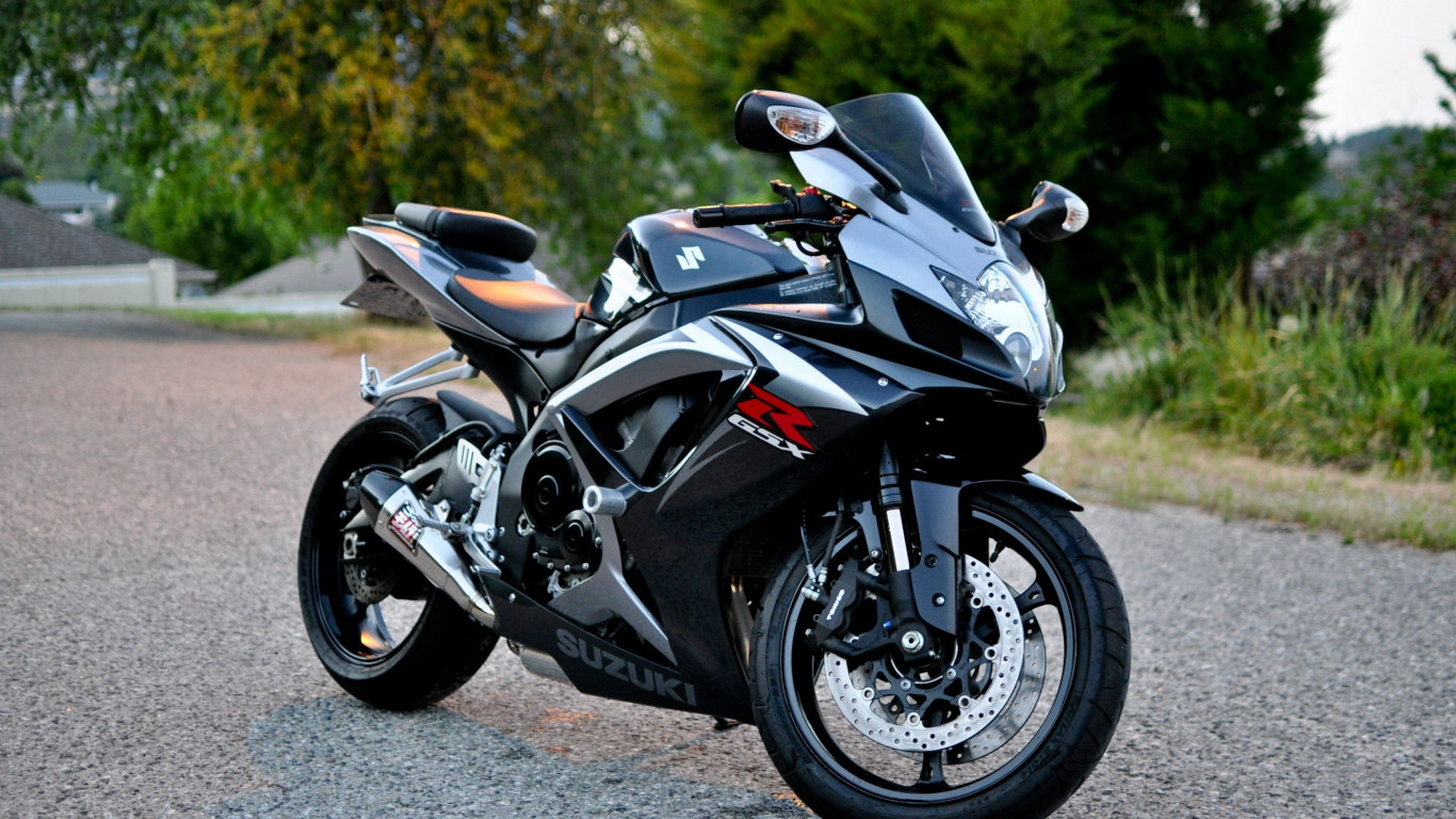 Обои мотоцикл, suzuki, Судзуки системы GSX-Р, Обтекатель мотоцикла, gsx r750 в разрешении 1366x768