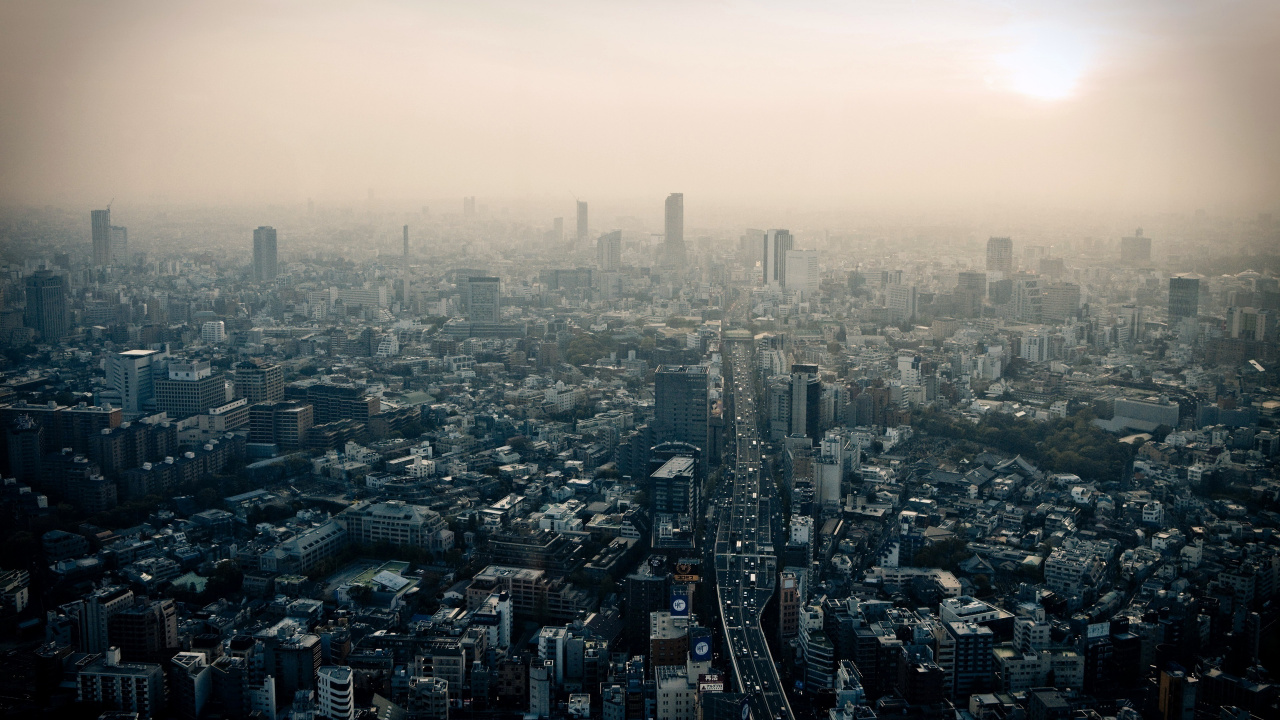 Обои маман, электрический глаз, городской пейзаж, городской район, метрополия в разрешении 1280x720