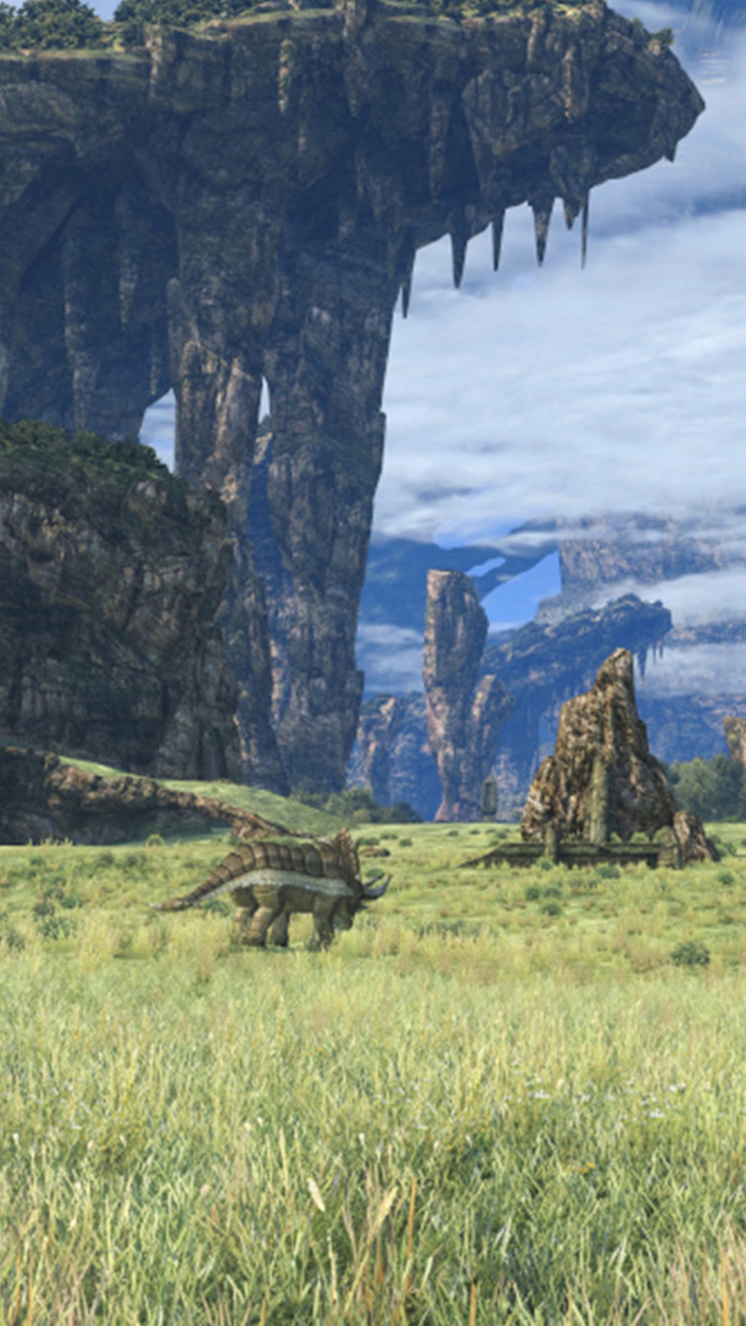 Обои Хроники Искусст, Нинтендо, японская ролевая игра, ксенон, колония 9 в разрешении 1080x1920