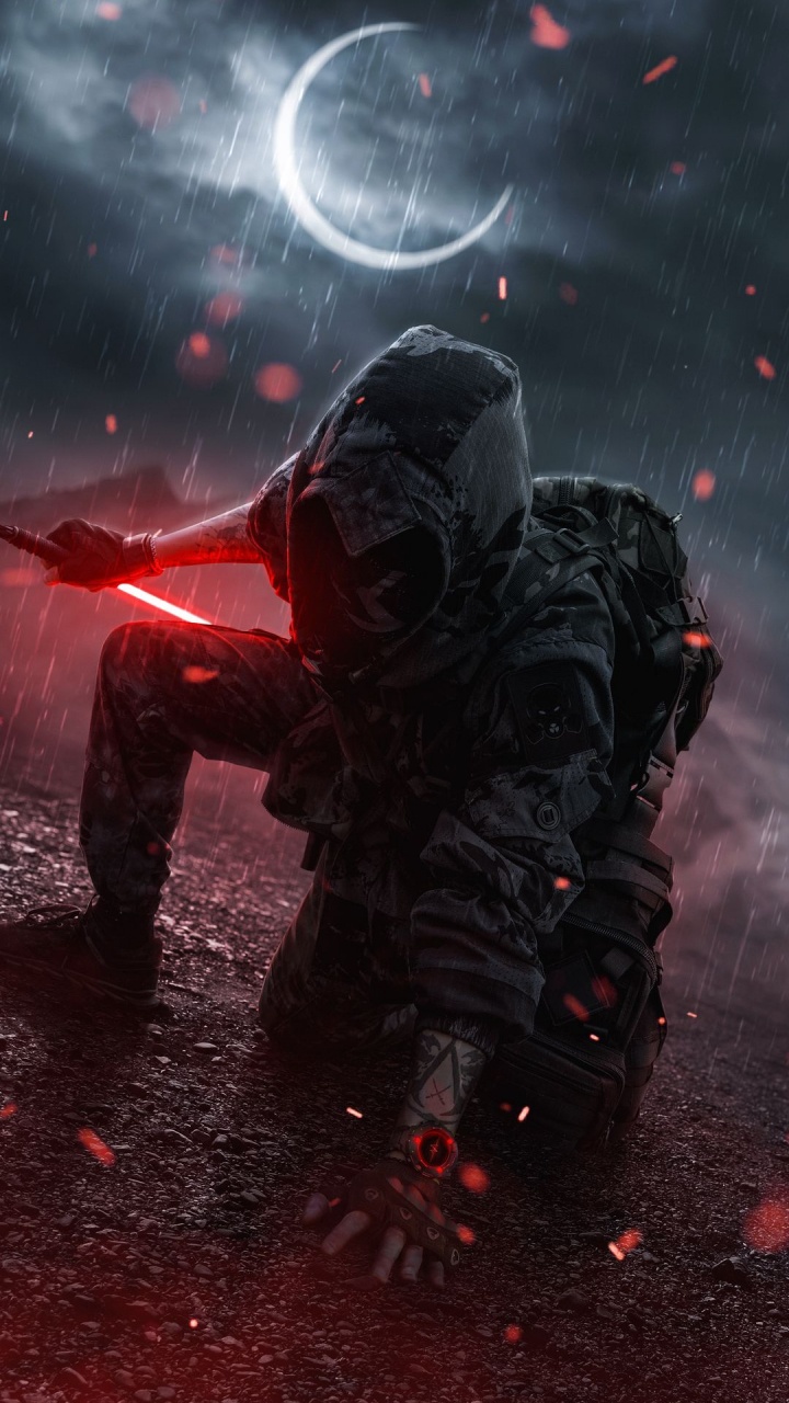 Обои атмосфера, Тикток, шутер, автомобильное освещение, астрономический объект в разрешении 720x1280