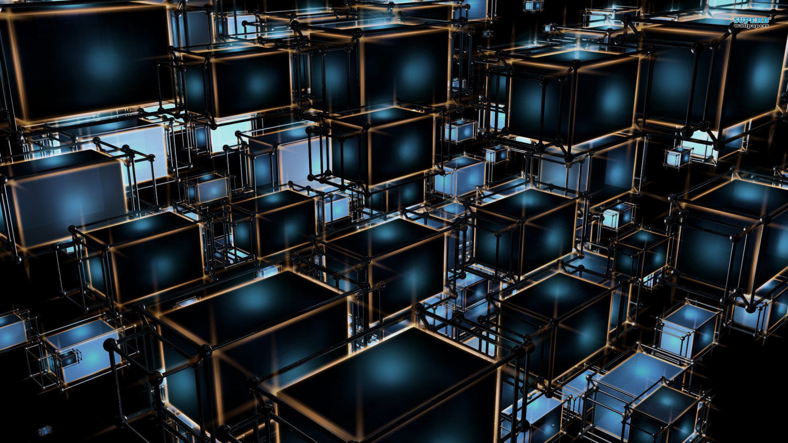 Обои архитектура, симметрия, дизайн, узор, металл в разрешении 2560x1440