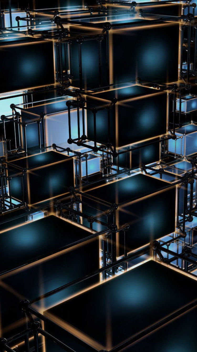 Обои архитектура, симметрия, дизайн, узор, металл в разрешении 750x1334