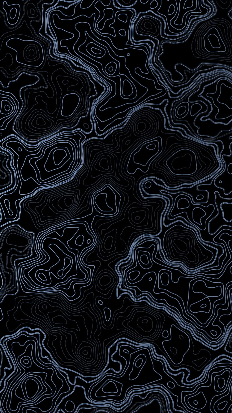 Обои ткань, серый цвет, арт, Аква, узор в разрешении 750x1334