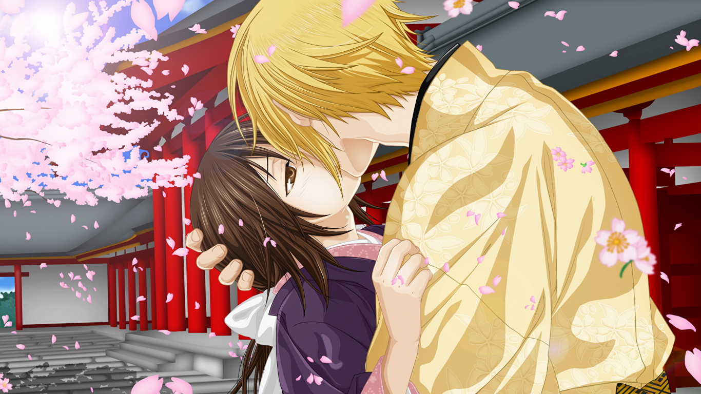 Обои аниме, взаимодействие, иллюстрация, комиксы, Самурай в разрешении 1366x768