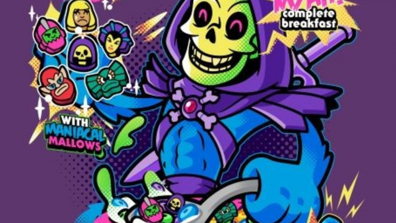 Обои скелет, графический дизайн, японский графический дизайн, мультфильм, дизайн в разрешении 1366x768