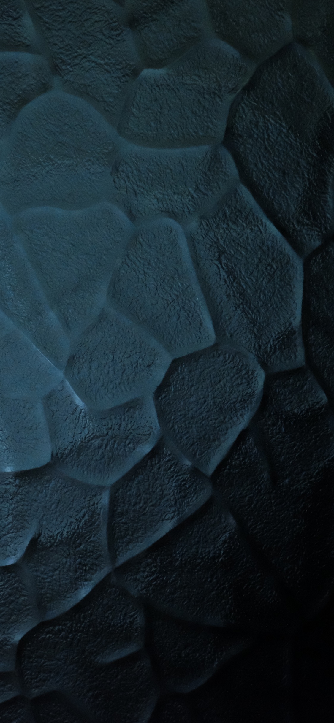 Обои свет, синий, текстура, цвет, черный в разрешении 1125x2436