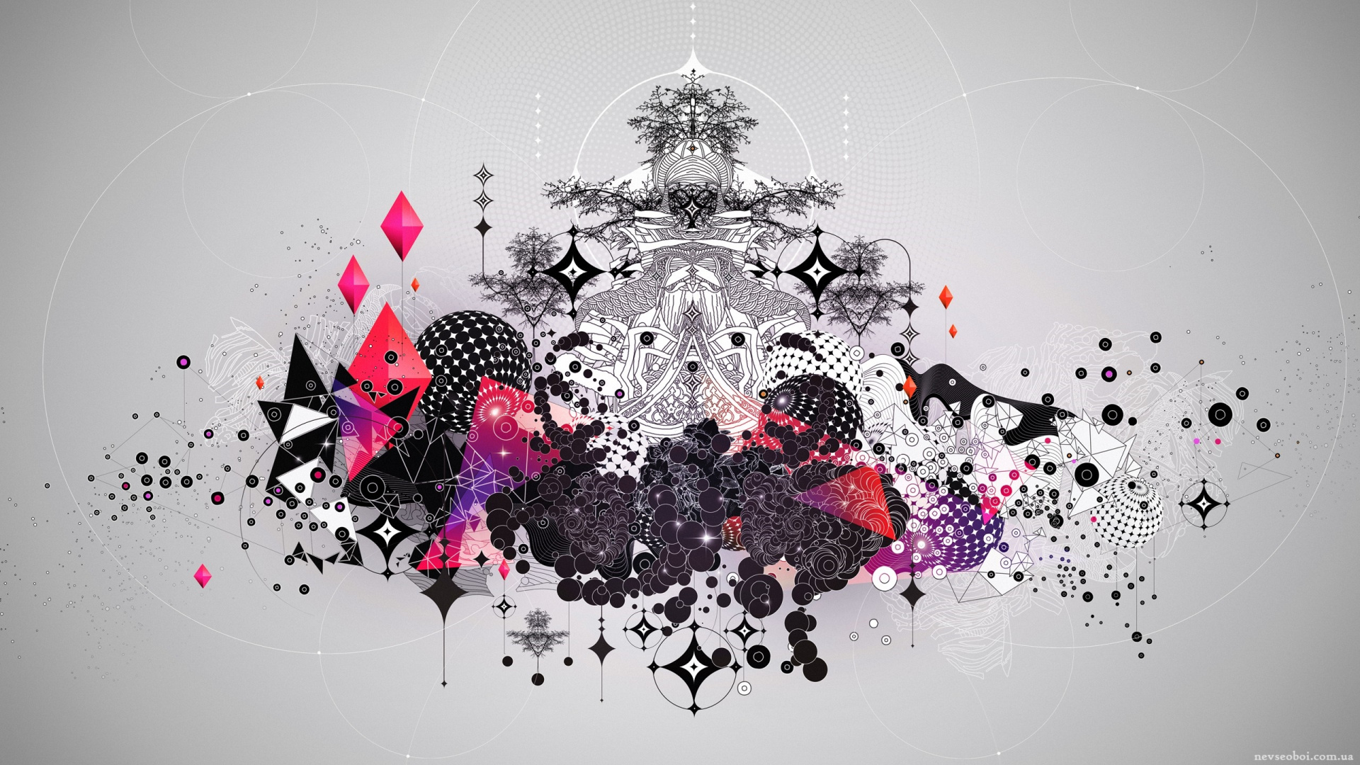 Обои фигура, треугольник, графический дизайн, иллюстрация, дизайн в разрешении 1920x1080