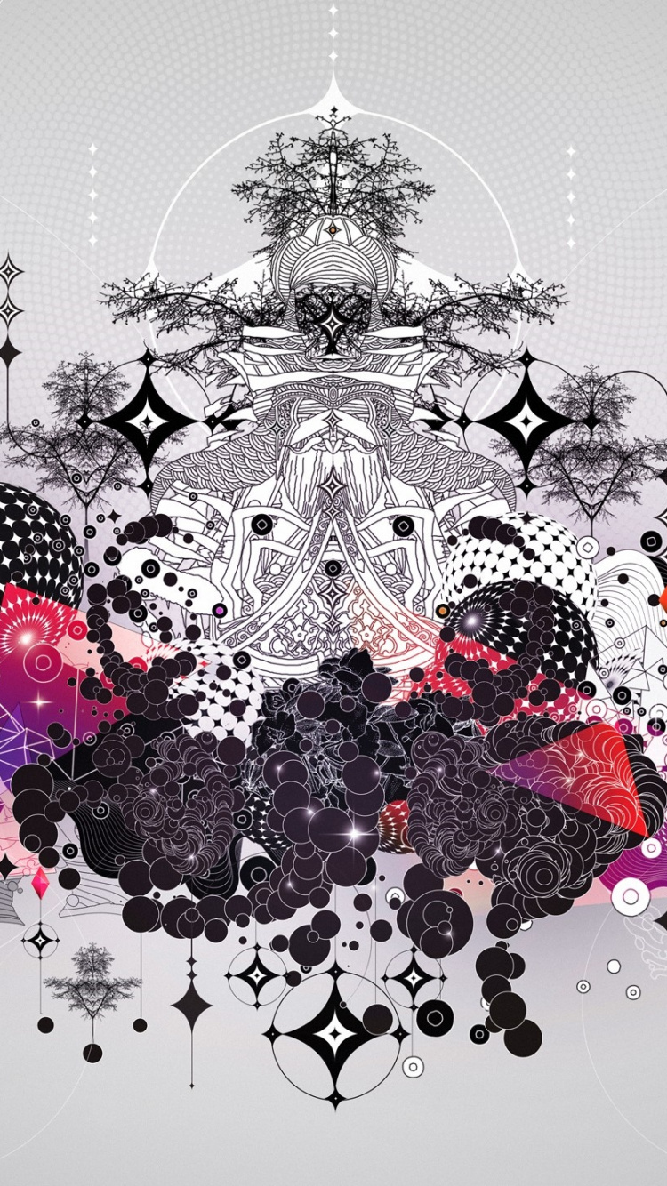 Обои фигура, треугольник, графический дизайн, иллюстрация, дизайн в разрешении 750x1334