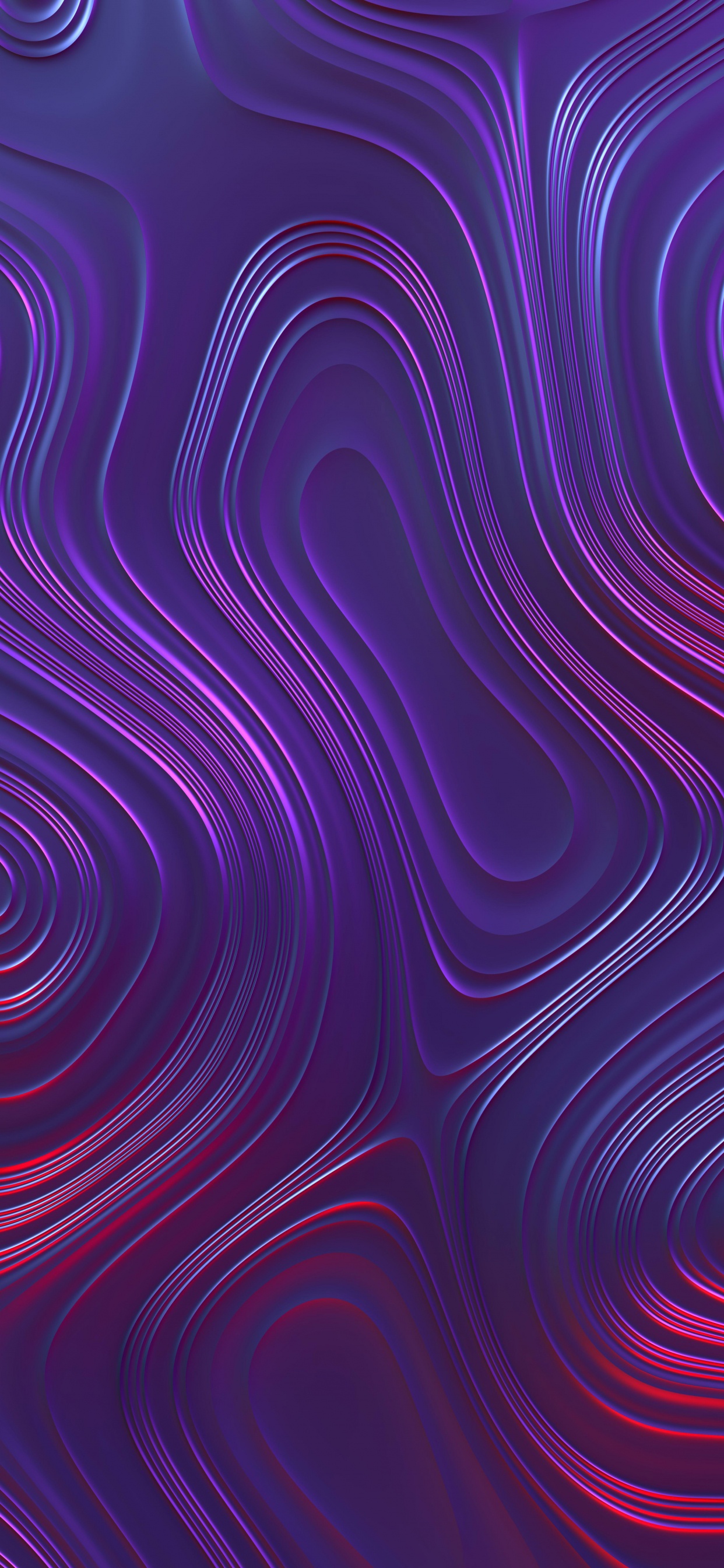Обои абстрактное искусство, пурпур, Фиолетовый, узор, синий в разрешении 1242x2688