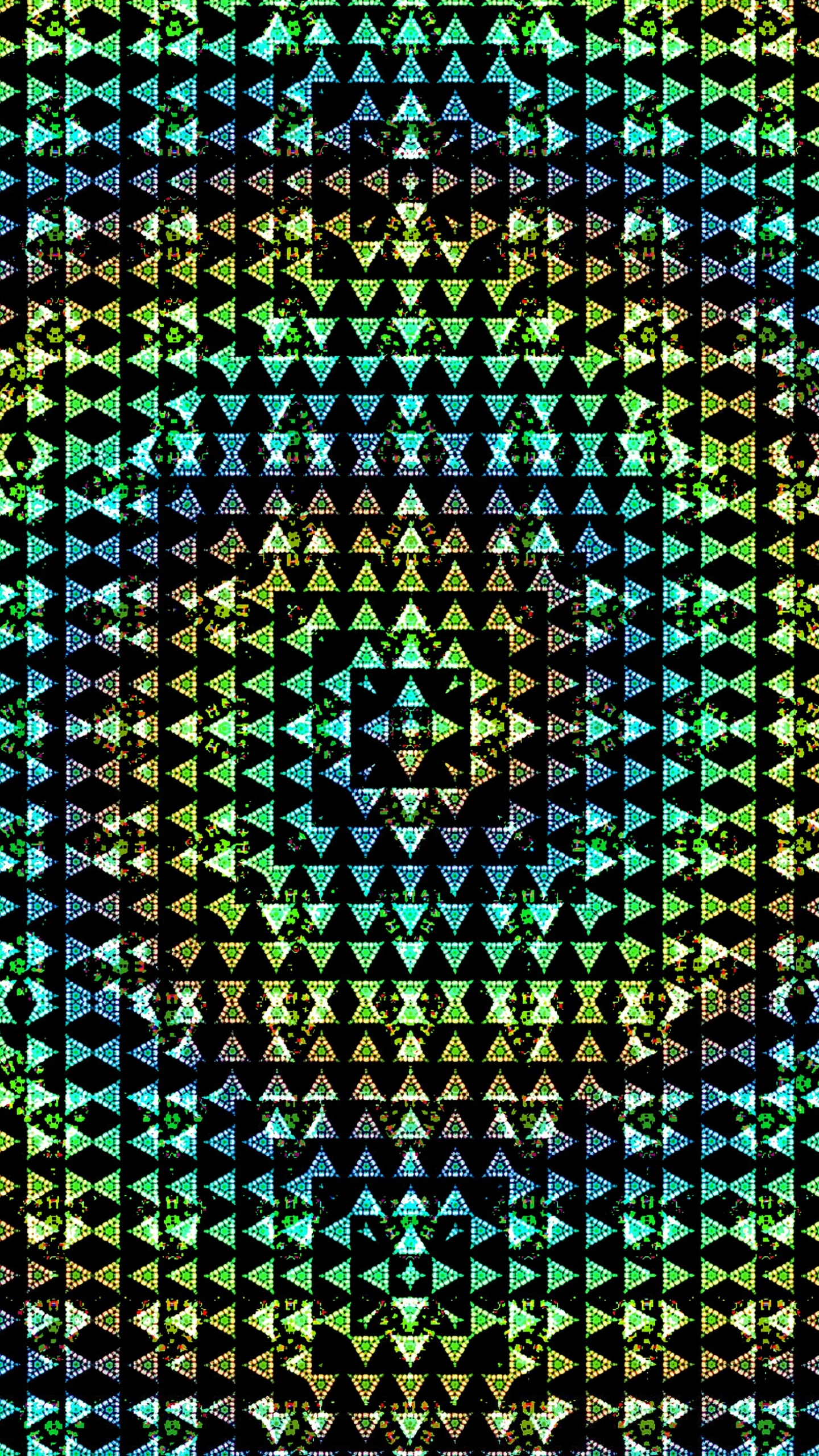 Обои узор, зеленый, наложение текстуры, текстура в разрешении 1440x2560